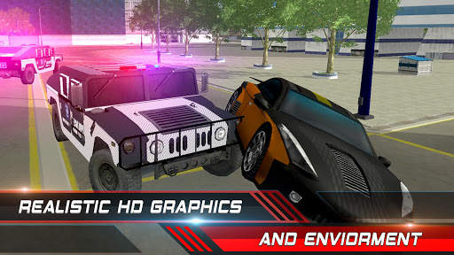 POLICE CAR CHASE SIMULATOR 2K18 - Free Car Games screenshot 4