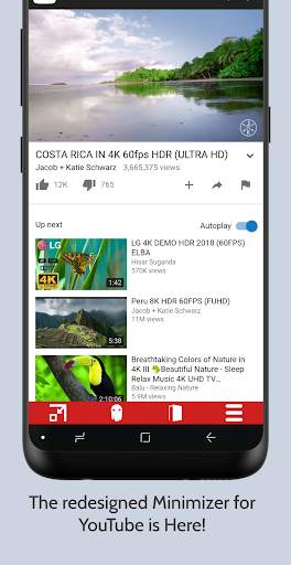 Minimizer for YouTube screenshot 1