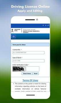 Driving Lisence Online Apply and Editing screenshot 2
