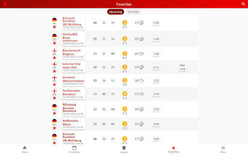 Pronostici calcistici Forebet screenshot 21