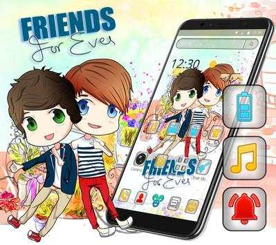 Cartoon friends theme screenshot 1