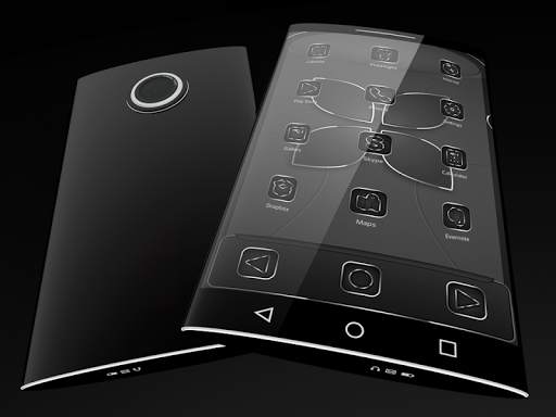 Soft Touch Black theme for Next Launcher screenshot 3