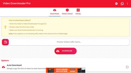 Video Downloader PRO - Download videos now screenshot 1