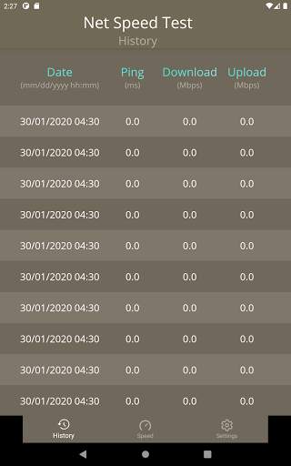 Internet Speed Test App 10 تصوير الشاشة