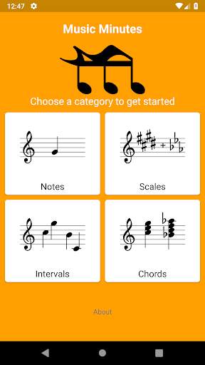 Music Theory Minutes - Lessons and Training Drills screenshot 1