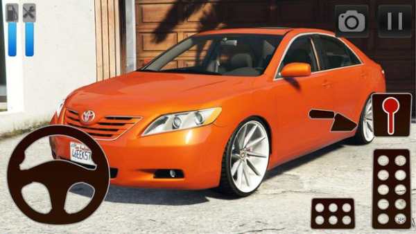 Car Driving Simulator Toyota screenshot 1