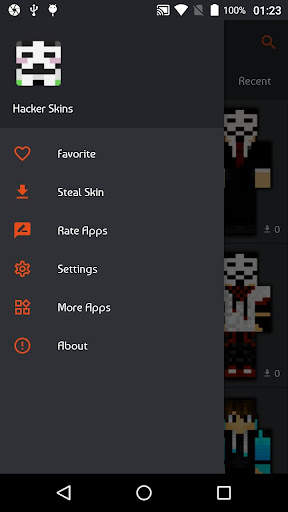 Hacker Skins for Minecraft PE screenshot 4