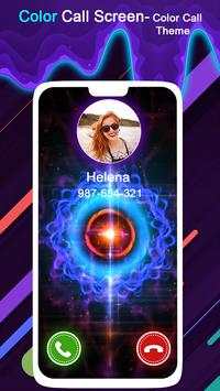 Color Call Screen - Color call Theme 1 تصوير الشاشة