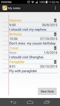My Notes screenshot 1