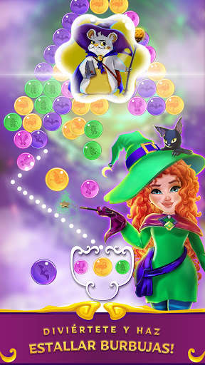 Bubble Shooter Witch 2021 - Magic Puzzle POP Games screenshot 5