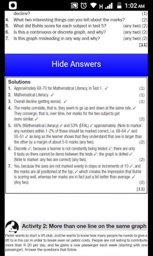 Grade 12 Mathematical Literacy Mobile Application screenshot 3