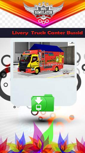 Livery Mod Truck Canter Bussid screenshot 2