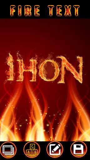 Fire Name Text Art (Stylish Fire Name Maker) screenshot 1