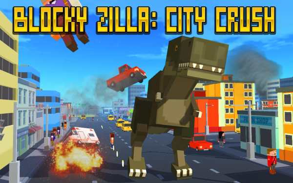 Blocky Zilla: City Crush screenshot 1