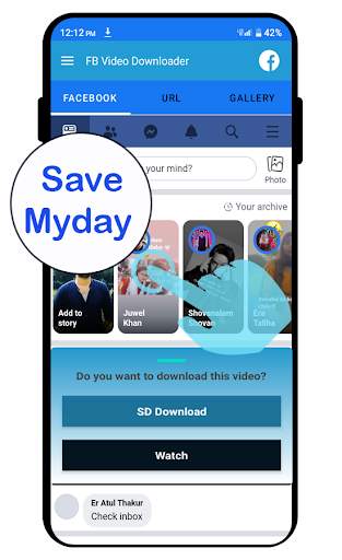 HD Video Saver  For Facebook screenshot 1