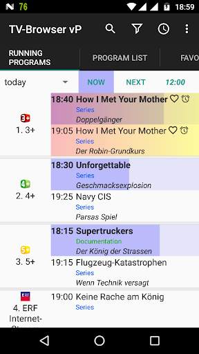 TV-Browser vP - TV program/radio program screenshot 4