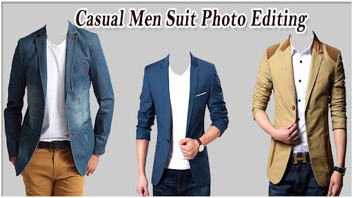 Casual Men Suit Photo Editing screenshot 1