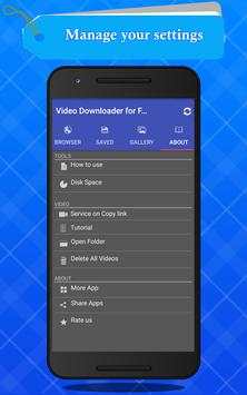 Video Downloader for Facebook screenshot 2