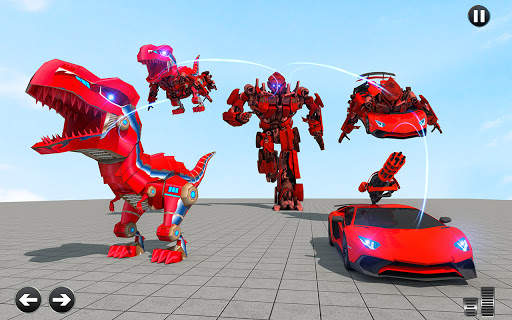 Dino Robot Car Transform Simulator screenshot 1