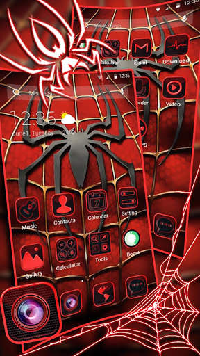 Red Spider Theme APUS Launcher screenshot 5