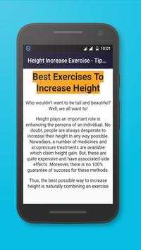 Height Increase Exercise - Tips & Diet Program screenshot 3