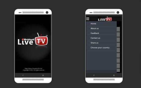 WEBKUTI LIVE TV: MOBILE TV, TV screenshot 1