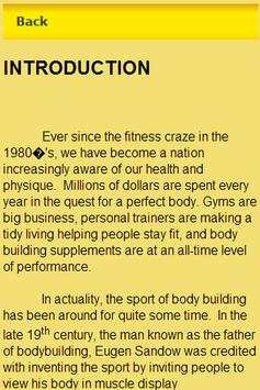 Real Body Building Guide screenshot 2