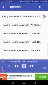 JIMI HENDRIX SONGS OFFLINE 1 تصوير الشاشة