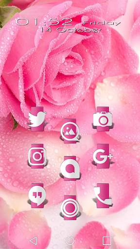 Up Pink Icon Pack screenshot 1