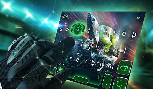 Moto Speed Animated Keyboard   Live Wallpaper screenshot 1