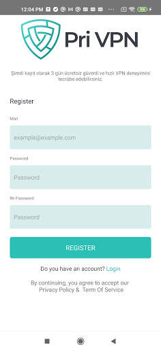 Pri VPN screenshot 1