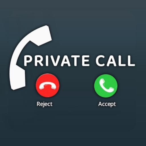 Call Using Unknown, Private Number: InCall icon
