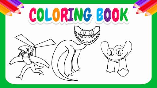 Rainbow friends 2 coloring screenshot 1