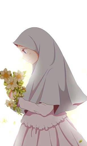 Hijab Cartoon Muslimah Wallpapers screenshot 16