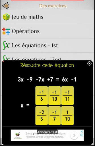 Tutoriels mathématiques screenshot 7