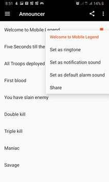 MLBB Ringtone 2019 screenshot 1