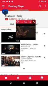 Floating Player for YouTube - FREE screenshot 2