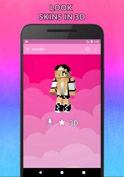 Girls Skins for Minecraft PE in 3D screenshot 6