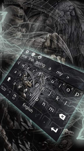 Diable Mortality Death Skull Keyboard स्क्रीनशॉट 2