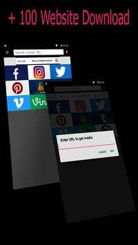 Fast video downloader for  100 web screenshot 3