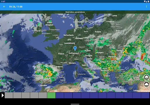 Weather Switzerland XL PRO screenshot 14