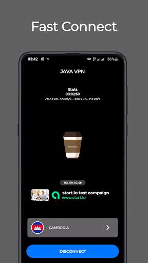 Java VPN screenshot 3