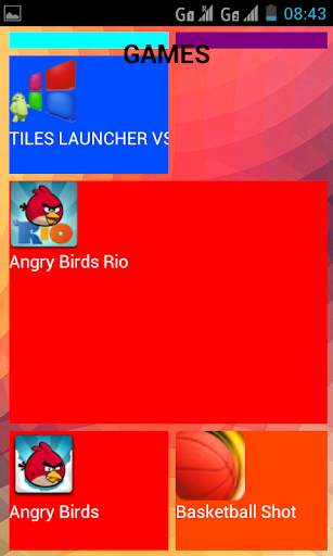 TILES LAUNCHER VS screenshot 2