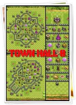 Layout Clash Of Clans TH 8 screenshot 2