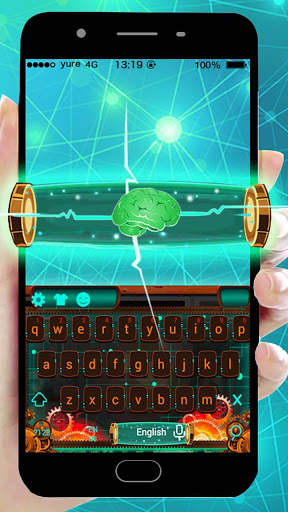 Starry Circuit Board Current Tech Keyboard Theme स्क्रीनशॉट 1