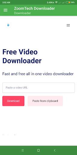 Zoomtech Downloader screenshot 2
