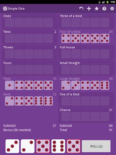 Simple Dice Free screenshot 8