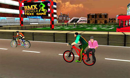BMX Bicycle Taxi Game screenshot 3