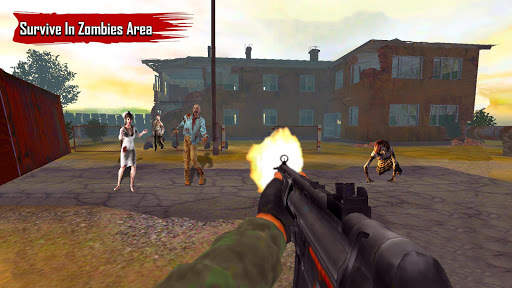 zombie penembakan: mati kota perang bertahan hidup screenshot 1