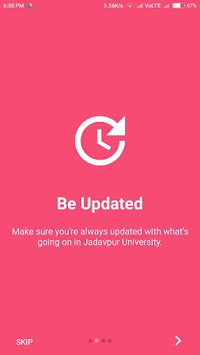 juX - The Official Jadavpur University App screenshot 1